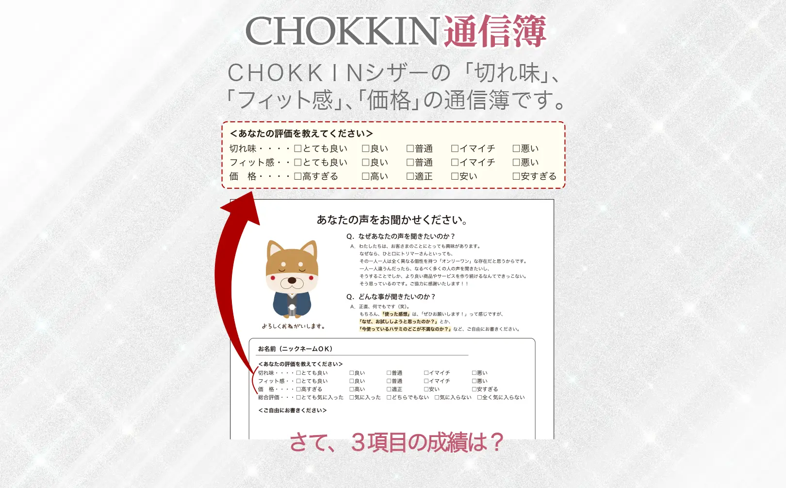 Ｑ．ＣＨＯＫＫＩＮシザーって、どんなシザーブランドなの？